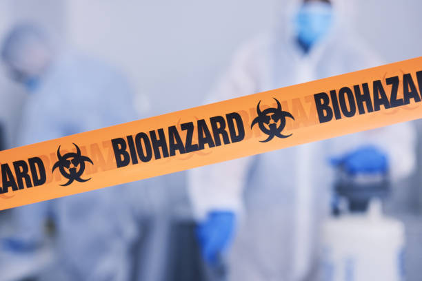 Professional Biohazard Cleanup technician working in Williston, FL